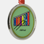 Kyshrophoneカラフルテンプレート、 メタルオーナメント (右)