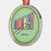 Kyshrophoneカラフルテンプレート、 メタルオーナメント (左)