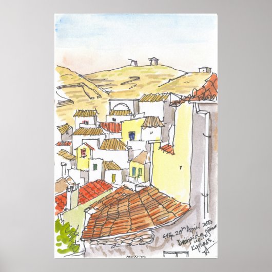 Kythnos Greeceポスター ポスター (正面)