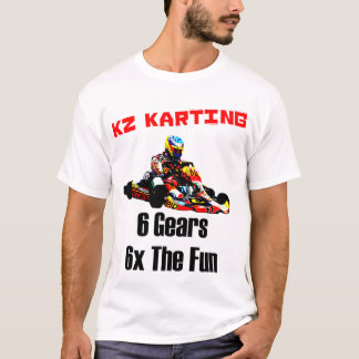 KZ Karting - 6つのギア6xおもしろい Tシャツ