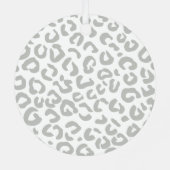 LおよびD分娩ナースチータヒョウ印刷 メタルオーナメント (裏面)