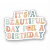 LとDの誕生日にとって美しい日だナース シール (正面)