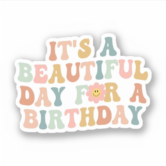 LとDの誕生日にとって美しい日だナース シール (正面)