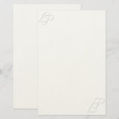 LとPのためのロマンティックな文房具 便箋 (正面/裏面)