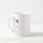 Lの最高の娘から義理の母に贈る コーヒーマグカップ (正面左)