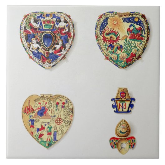 「Lの歴史的ノートからのDarnleyの宝石、 タイル (正面)