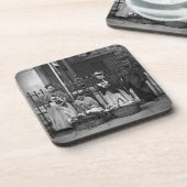 「Lの街の生活からのコヴェント・ガーデンの花の女性、 コースター (左側)