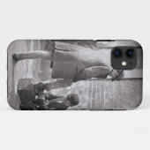 「Lの街の生活からの独立した靴黒、 Case-Mate iPhoneケース (裏面(横))