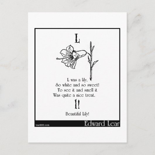 Lはユリだった ポストカード (正面)