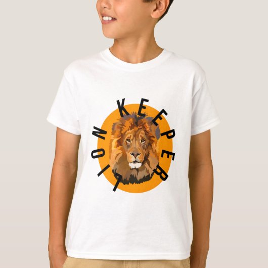 Lはライオンキーパー Tシャツ (正面)