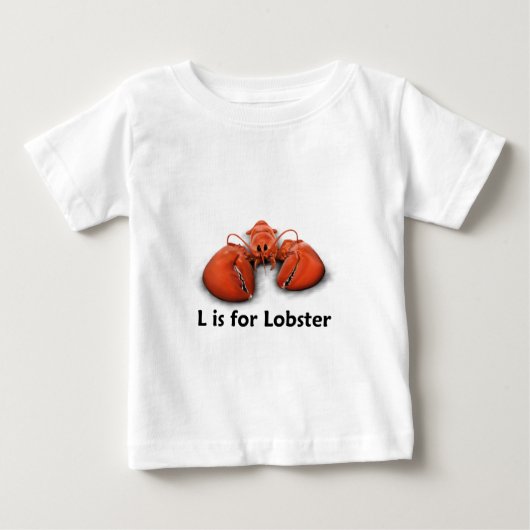 Lはロブスターのためです ベビーTシャツ (正面)