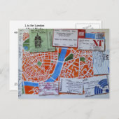 Lはロンドンはがき ポストカード (正面/裏面)