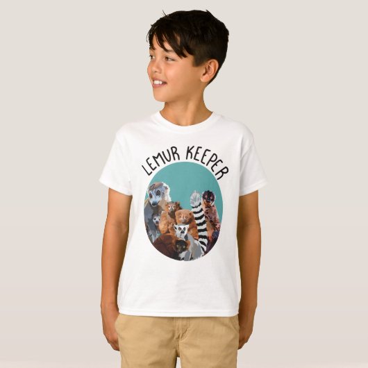 LはLemur Keeper向け Tシャツ (正面フル)