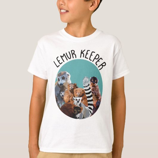LはLemur Keeper向け Tシャツ (正面)