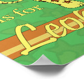 LはLeopard （男の子）用 ポスター (角)