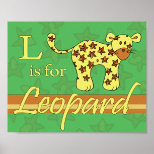 LはLeopard (男の子)用 ポスター