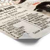 Lエコーデパリコートボンヌヴィンテージアドバフランスのット ポスター (角)