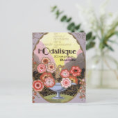 lオダリスク香水ラベル ポストカード (スタンド正面)