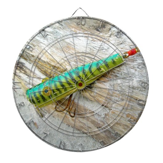 LクーパーGOOゴアイズアンティーク魚釣りルアー ダーツボード (正面)