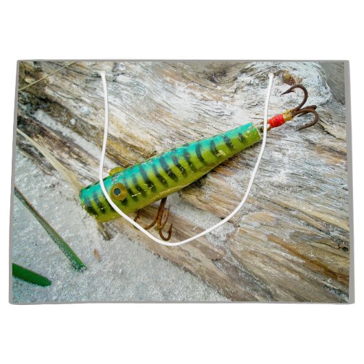 LクーパーGOOゴアイズアンティーク魚釣りルアー ラージペーパーバッグ (正面)