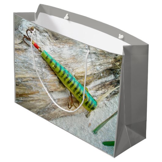 LクーパーGOOゴアイズアンティーク魚釣りルアー ラージペーパーバッグ (裏面アングル)