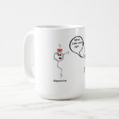 lドーパおよびドーパミン コーヒーマグカップ (正面左)