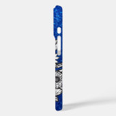 Lパーソナライズされた字のフローラエレガントグリッター Case-Mate iPhoneケース (裏面 / 左)