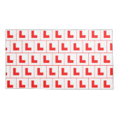 Lプレート初心者ドライバー/独身最後の夜 枕カバー (裏面-左)