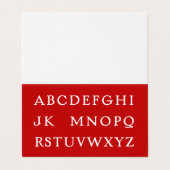 Lミニジョーククリスマスカード 名刺 (外部フラット)