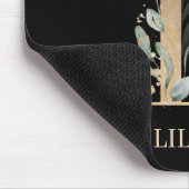 Lモノグラムフローラパーソナライズされたマウスパッド マウスパッド (コーナー)