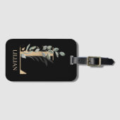 Lモノグラムフローラパーソナライズされた ラゲッジタグ (正面横)