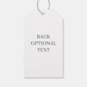 Lモノグラムフローラ パーソナライズされた ギフトタグ (裏面)