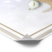 Lモノグラムブルゴーニュフローラポスター ポスター (角)