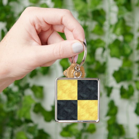 Lリマの水彩画航海のな信号の海上旗 キーホルダー (手)