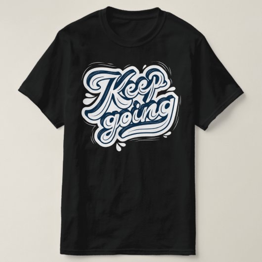 L保ネビーとホワイトlメンズ黒モチベーション Tシャツ (デザイン正面)