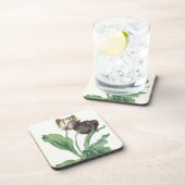 L刻まれる「オペラBotanica」からの庭のチューリップ、 コースター (右側)