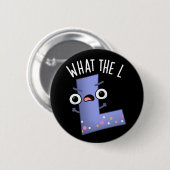 L字おもしろいLプンダークBG 缶バッジ (正面&裏面)