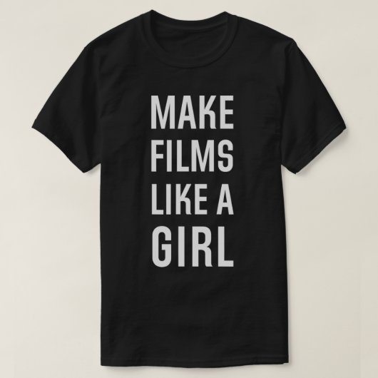 L字型の映画を作る Tシャツ (デザイン正面)