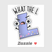 L文字おもしろいLプン シール (シート)