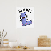 L文字おもしろいLプン ポスター (キッチン)