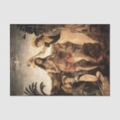 L絵を描いているジョン著洗礼を施されているイエス・キリスト 薄葉紙 (正面)