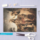 L絵を描いているジョン著洗礼を施されているイエス・キリスト 薄葉紙 (クラフト)