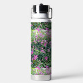 l花カラフル柄 ウォーターボトル (背面)
