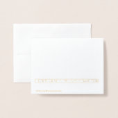 L金ゴールドまたはシルバーホワイトの縁どクリスマスなし 箔カード (裏面封筒付き)