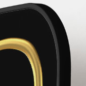 L金ゴールドイニシャルピックボール ピックルボールラケット (左詳細)