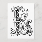 L飾り文字 ポストカード (正面)