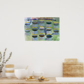 L1000フッタ素晴らしー湖フリーターデータポスター ポスター (キッチン)