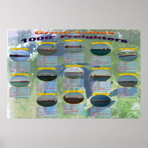 L1000フッタ素晴らしー湖フリーターデータポスター ポスター