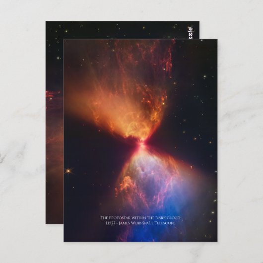 L1527とProtostar - James Webb宇宙望遠鏡 ポストカード (正面/裏面)