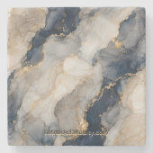 L33 Signature Marble Art ストーンコースター (正面)